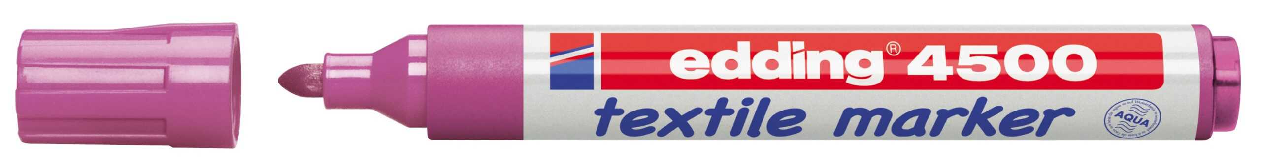 Vodootporni marker T-SHIRT E-4500 2-3mm ljubičasta Edding