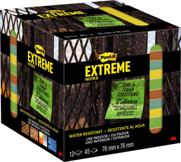 Post-it® Extreme Notes 76mmx76mm, 45 listova, pak