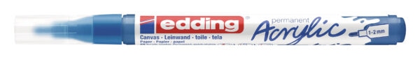 Akrilni marker E-5300 fine 1-2mm obli vrh plava Edding