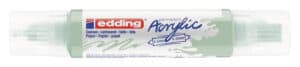 Akrilni marker E-5400 double-liner sa dva vrha mramorno zelena Edding