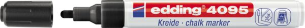 Marker za staklo CHALK MARKER E-4095 2-3mm crna Edding
