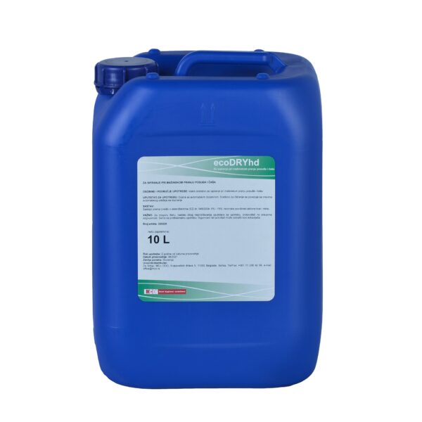 ecoDRY HD 10L – Sjaj za sudove i čaše - Irbis