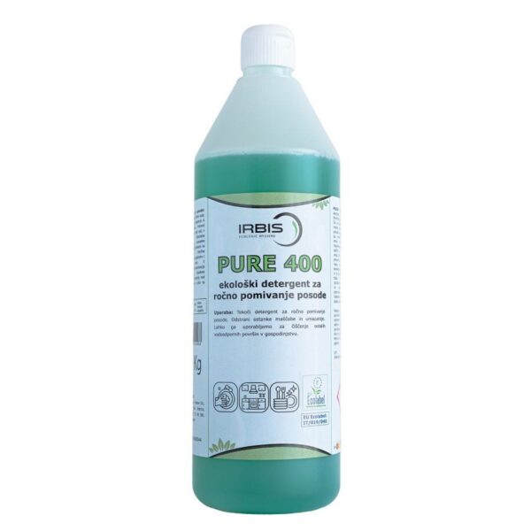 PURE 400 ECOLABEL Deterdžent za ručno pranje sudova 1kg - Irbis