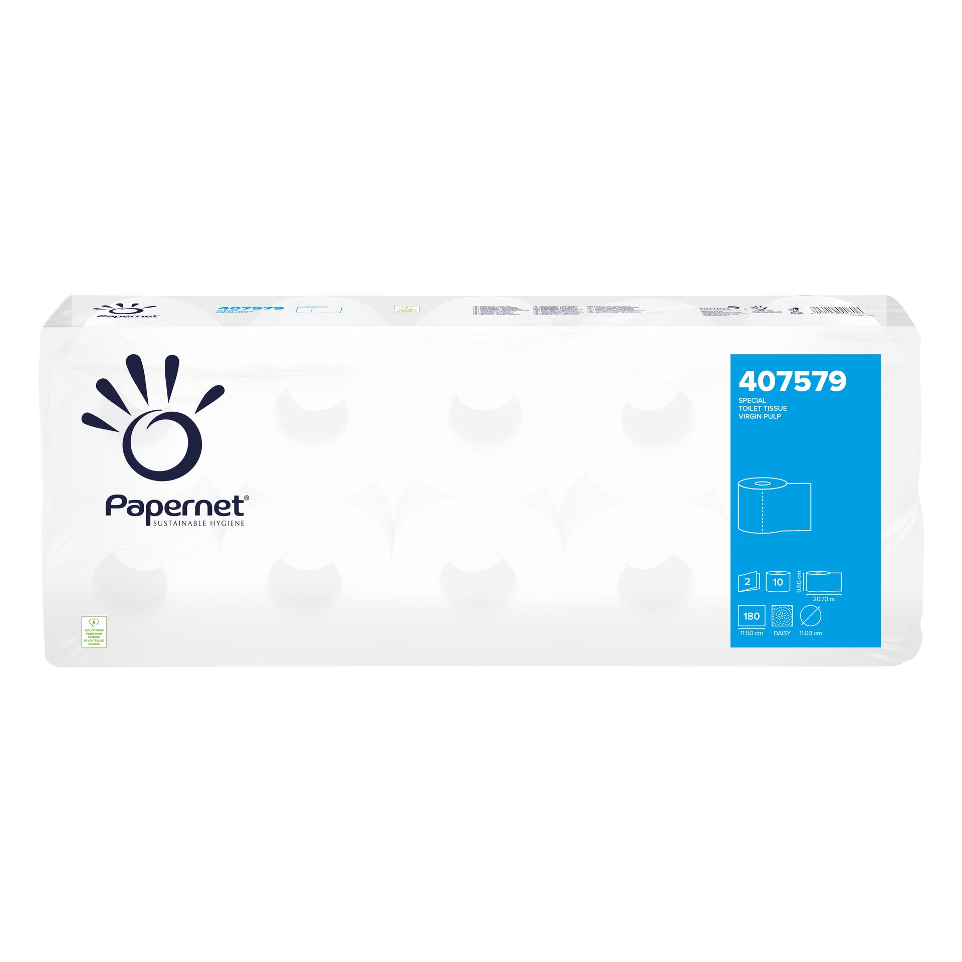 PAPERNET, 2sl, 180 listova, 10 rolni/pak - PAPERNET