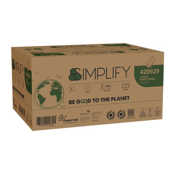Simplify Slagani ubrus Z 10×200 listića ( 2000 listića) 2-sl - Simplify