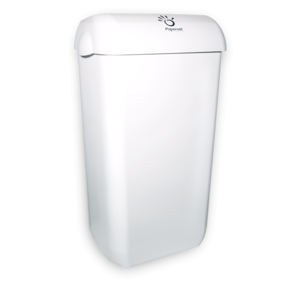 Kanta sa poklopcem ABS plastika 23 lit – Bela - PAPERNET