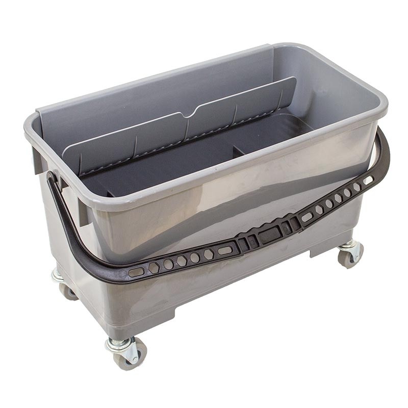 Staklarska kofa sa oceđivačem i točkovima 22l - TWT