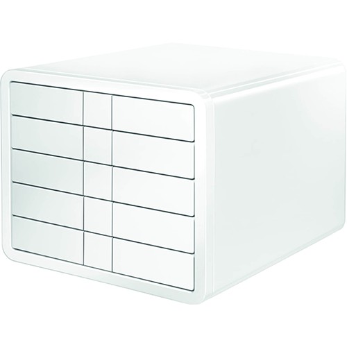 Police za dok. sa fiokama I Box, 5 fioka bela Han