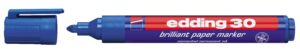 Pigmentni marker E-30 1,5-3mm plava Edding