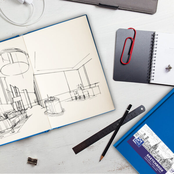 Sketchbook A5, tvrdi povez, 100g, 96 listova Oxford - Image 3