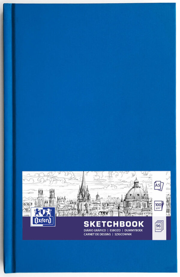 Sketchbook A5, tvrdi povez, 100g, 96 listova Oxford - Image 9