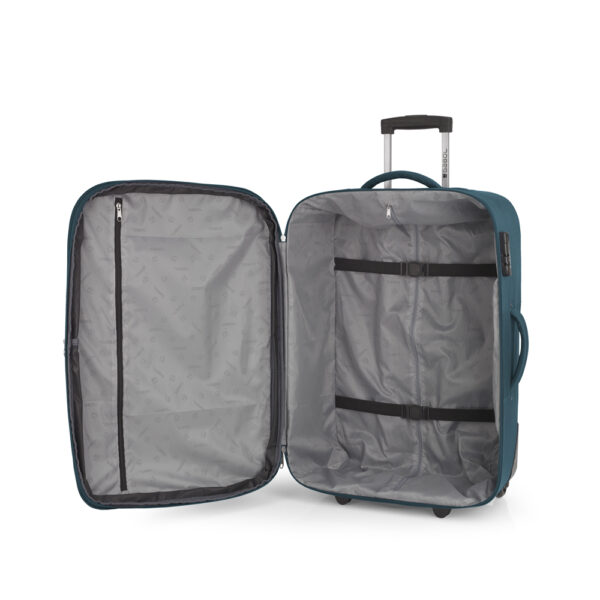 Kofer srednji 44x66x27/31,5 cm  polyester 66,6/76,9l-2,8 kg 2 točka Orbit tirkiz Gabol - Image 4