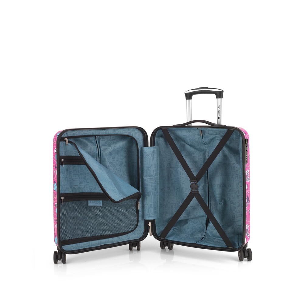 Neseser 35x29x17 cm 14l-1 kg Sticker roze Gabol - Image 2