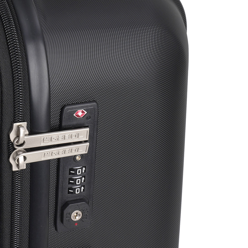 Kofer mali (kabinski) PROŠIRIVI 40x55x22/25cm Ocean 41,7/47,4 l-2,9 kg crna Gabol - Image 6