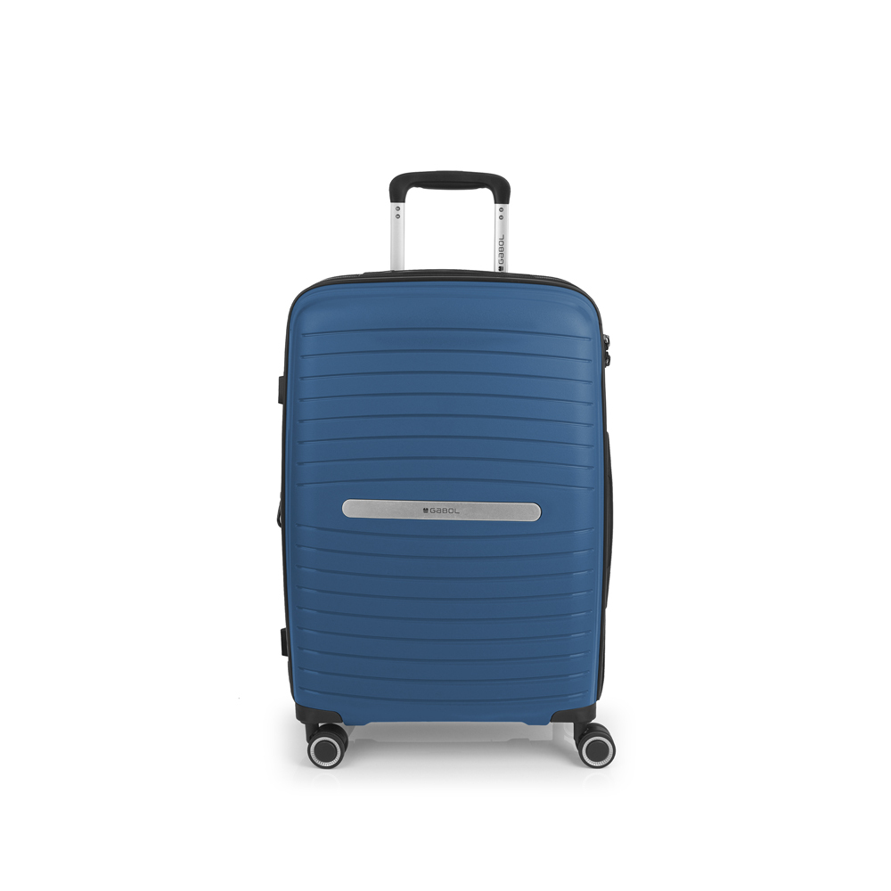 Kofer srednji PROŠIRIVI 38x55x23/26 cm Polypropilen 44x65x28/31 cm 71,4/79 l-3,7 kg Shinyuu plava Gabol