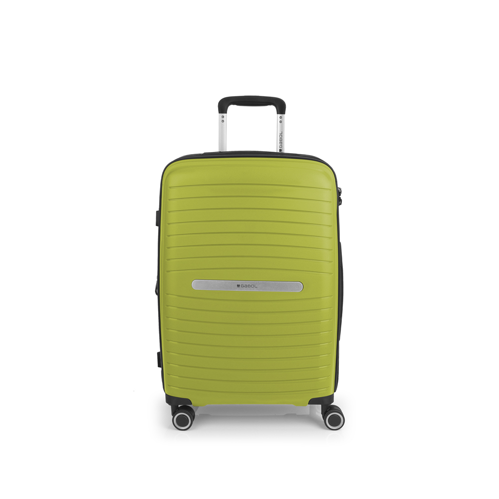 Kofer srednji PROŠIRIVI 38x55x23/26 cm Polypropilen 44x65x28/31 cm 71,4/79 l-3,7 kg Shinyuu zelena Gabol