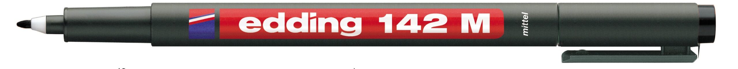 Permanent pen OHP marker 1,0mm 142M crna Edding