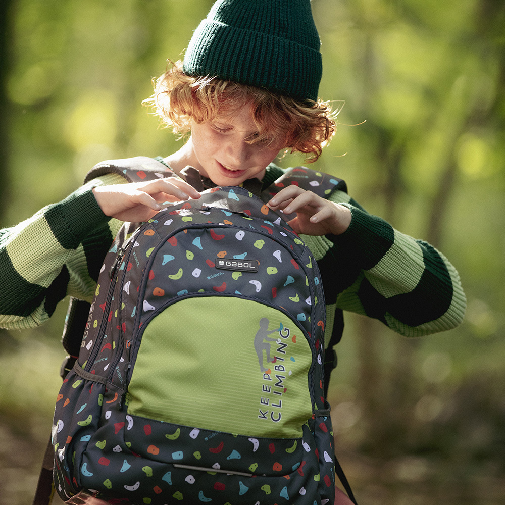 Ranac školski ergonomski 32x44x18 cm 21l Climb Gabol - Image 7