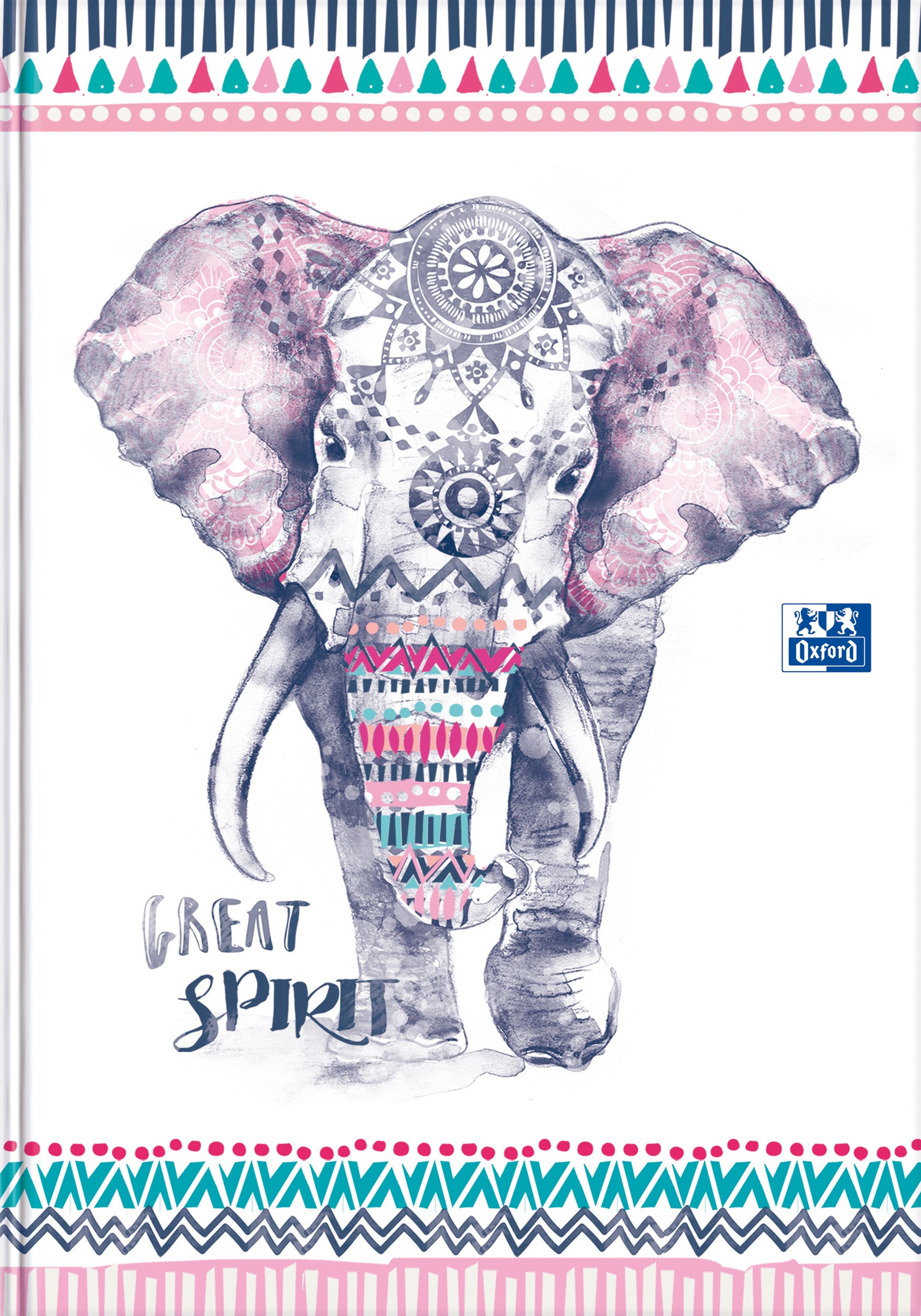 Sveska A5 Oxford TP 96 lista Boho, 90g, optički papir, margine karo - Image 2