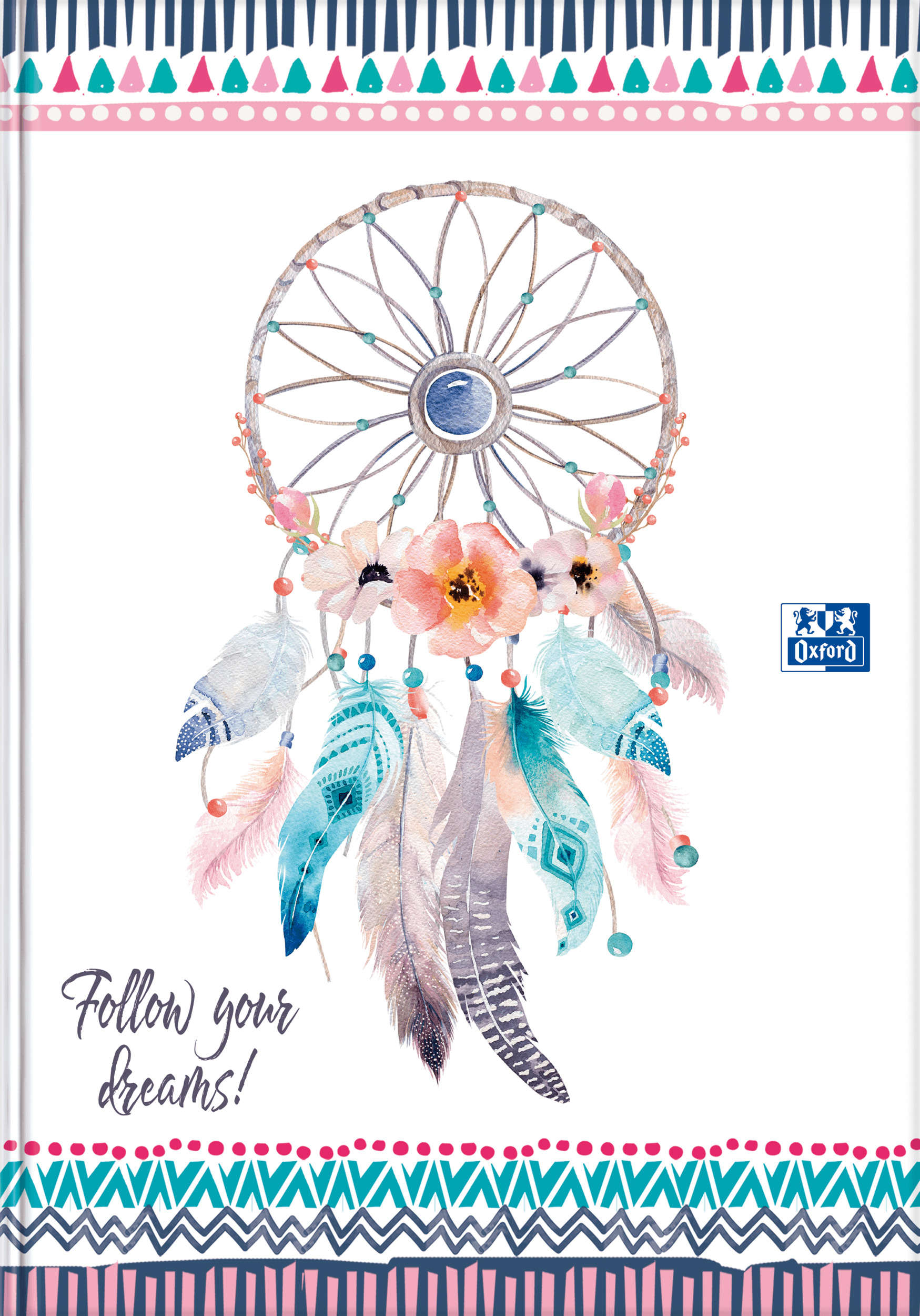 Sveska A5 Oxford TP 96 lista Boho, 90g, optički papir, margine karo - Image 3