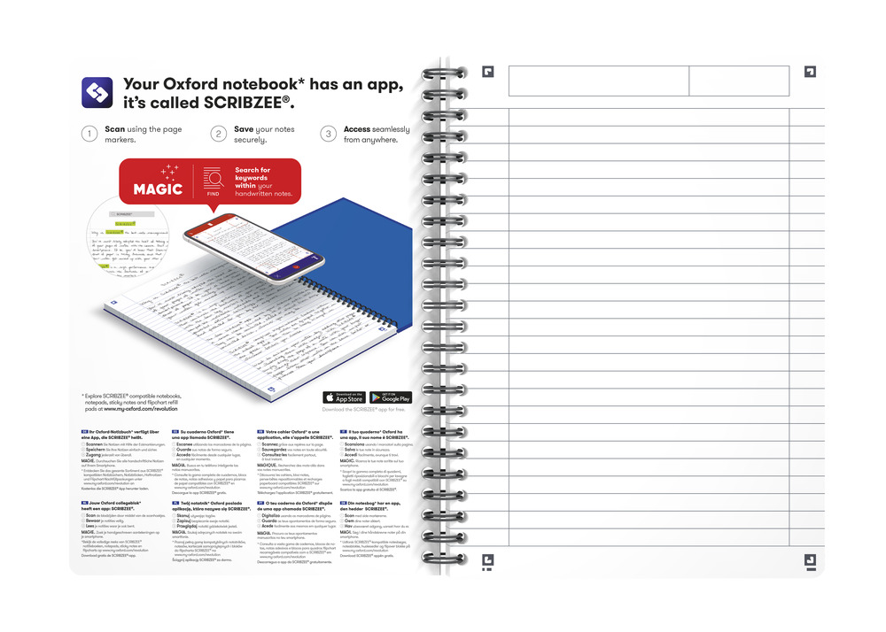 Sveska Oxford Office Essentials A5 linije - Image 3