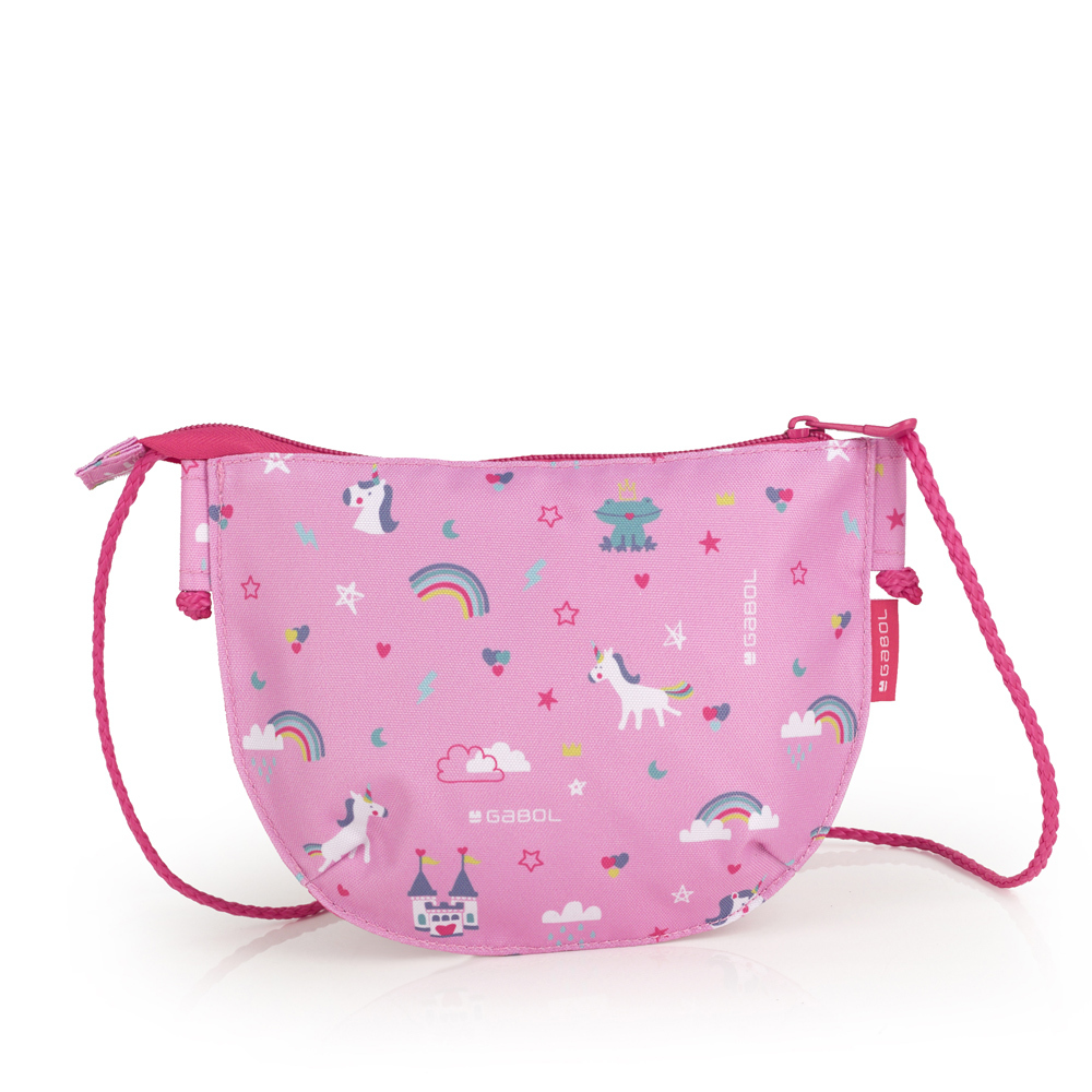 Torbica na rame 21x16x3 cm 0,6l-0,05 kg Rainbow roze Gabol - Image 3