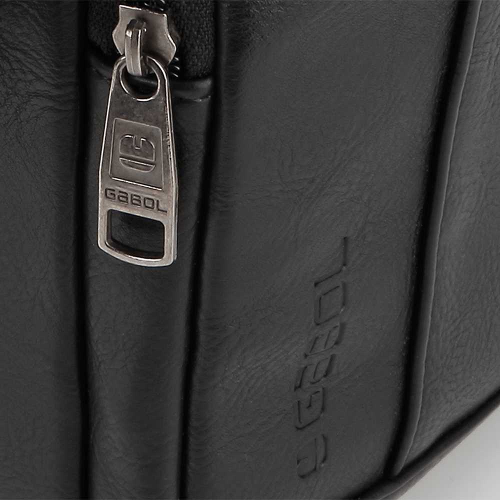Torbica na rame muška 20x25x8 cm Bran crna Gabol - Image 8