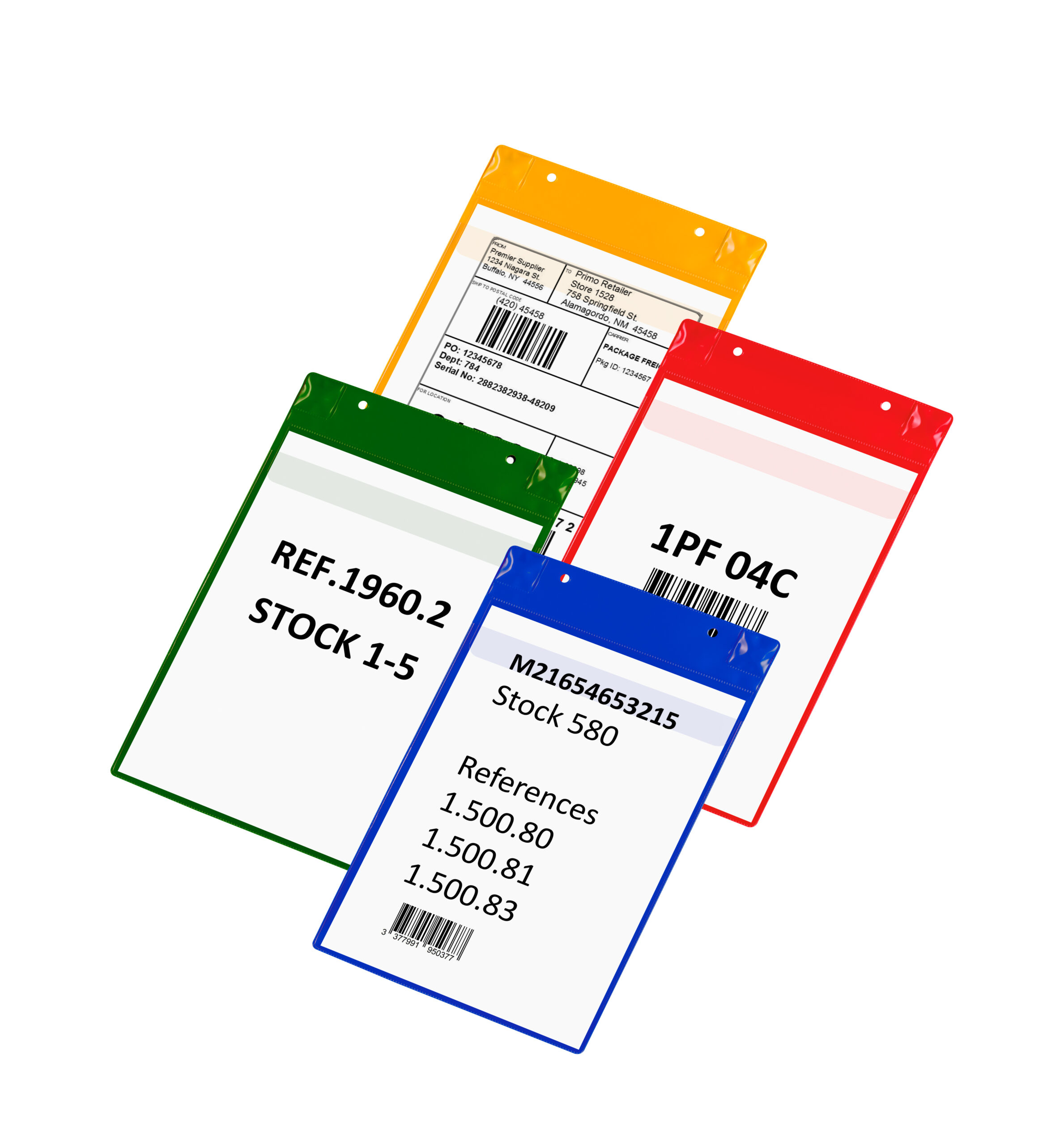 Magnetni džep u boji A4 XL uspravni, 1/5 plava Tarifold - Image 2
