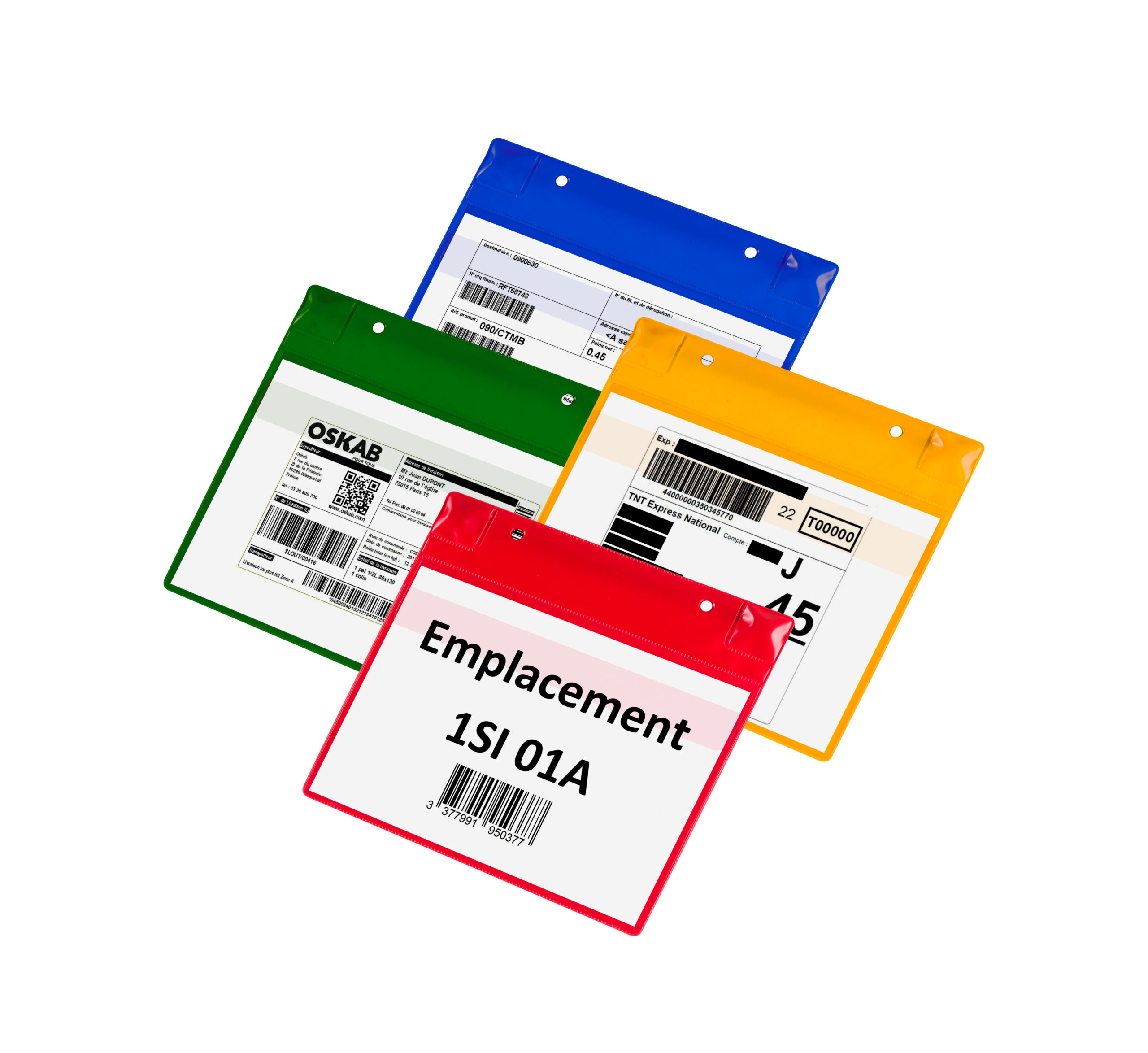 Magnetni džep u boji A5 horizontalni, 1/5 plava Tarifold - Image 2